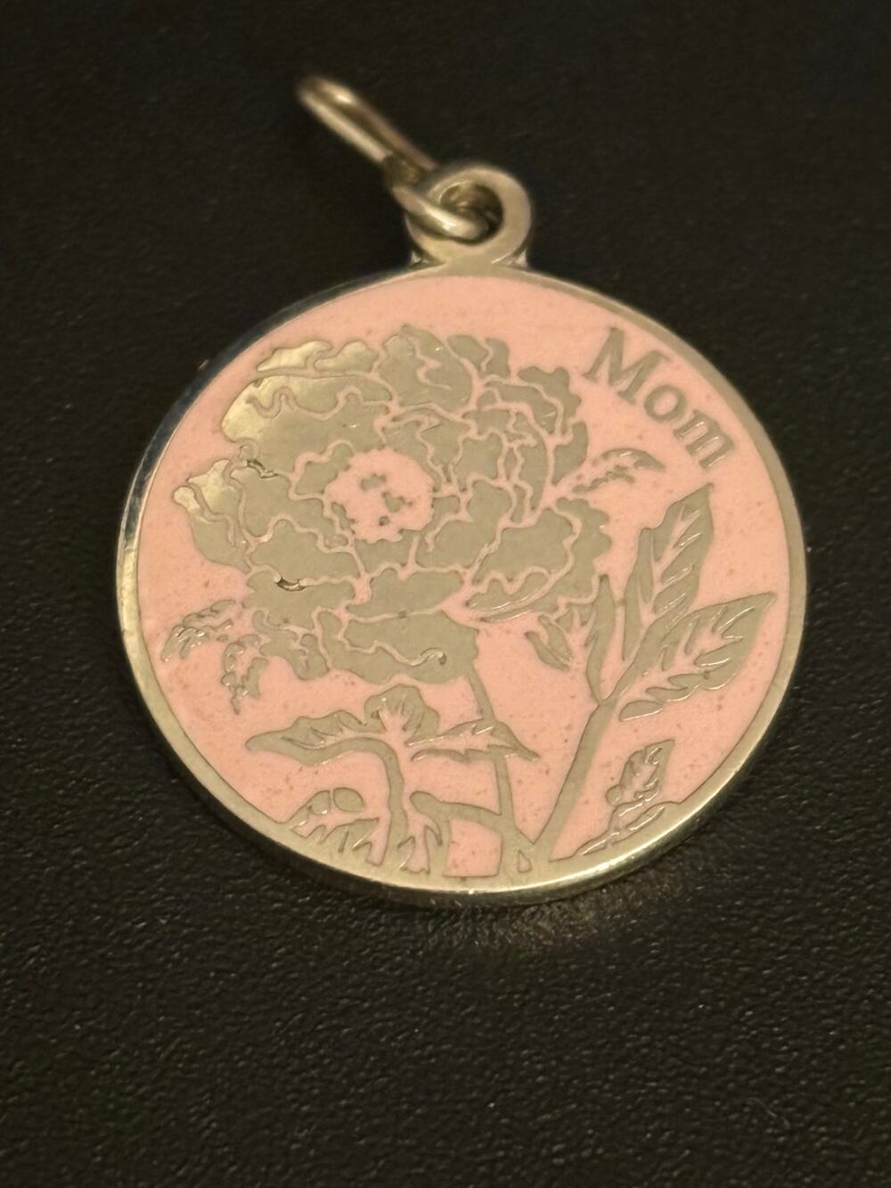 Authentic Alex and Ani Mom Pink Floral Charm Pendant 2018